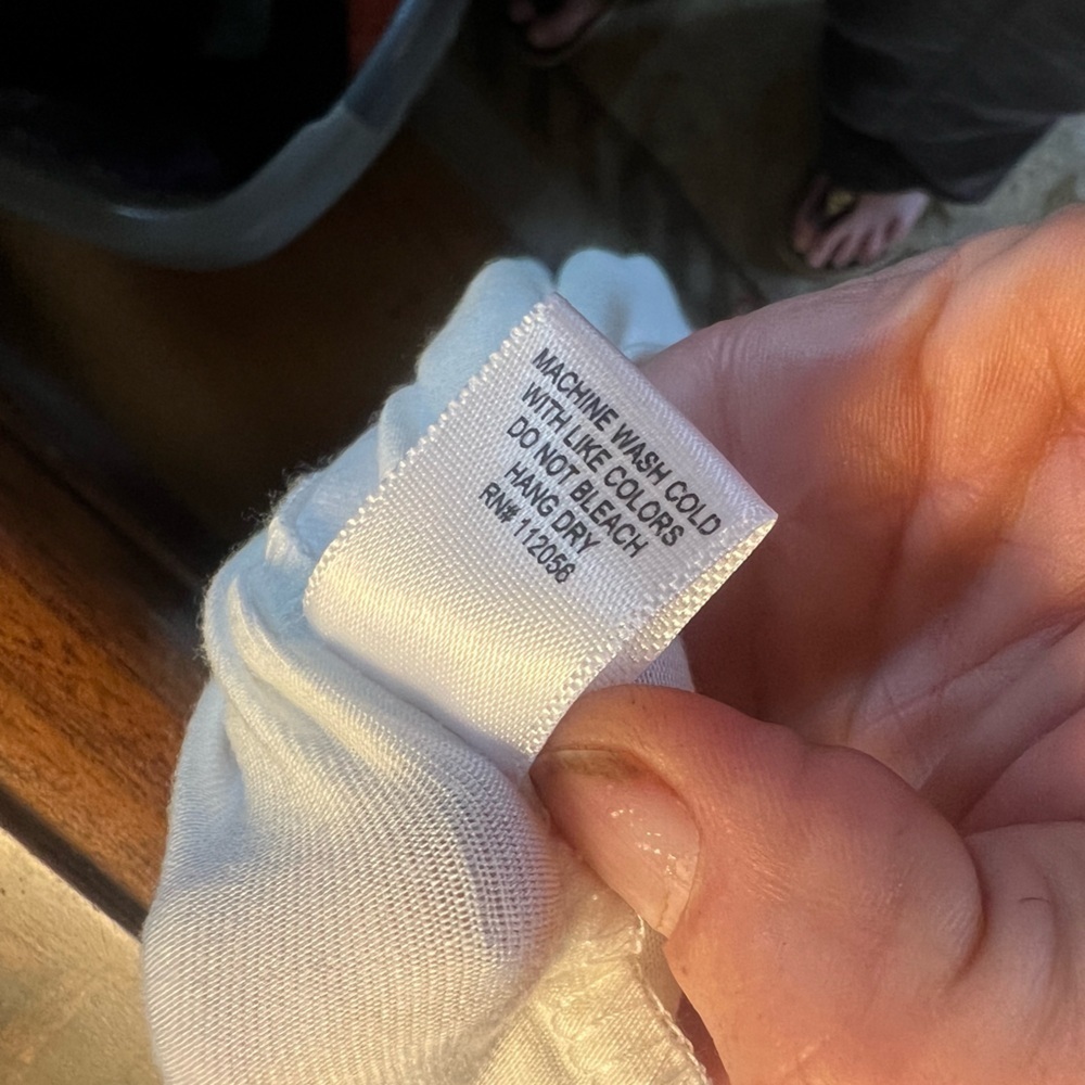 Zenana ladies top 1X. V-neck cream collar, short sleeve, super super soft. NWOT - Picture 6 of 8
